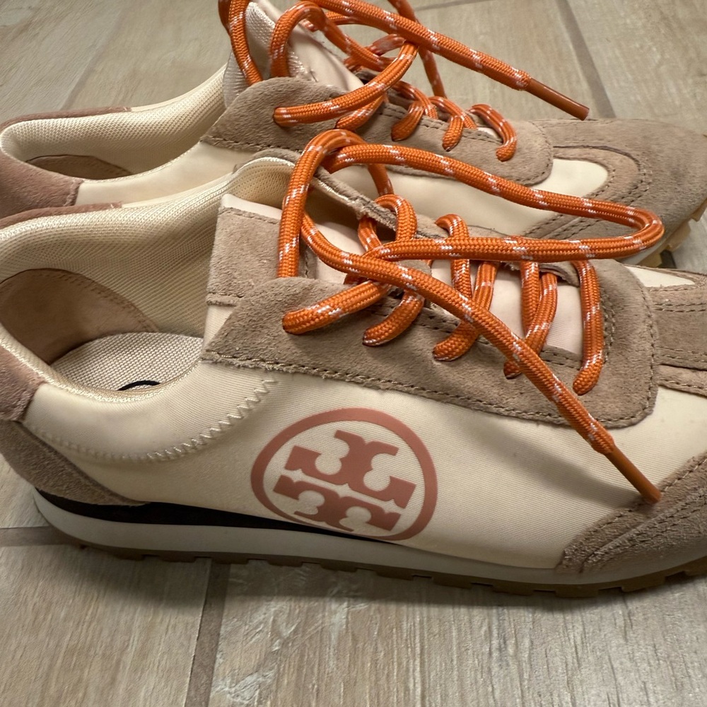 Tory Burch Cream Sneakers